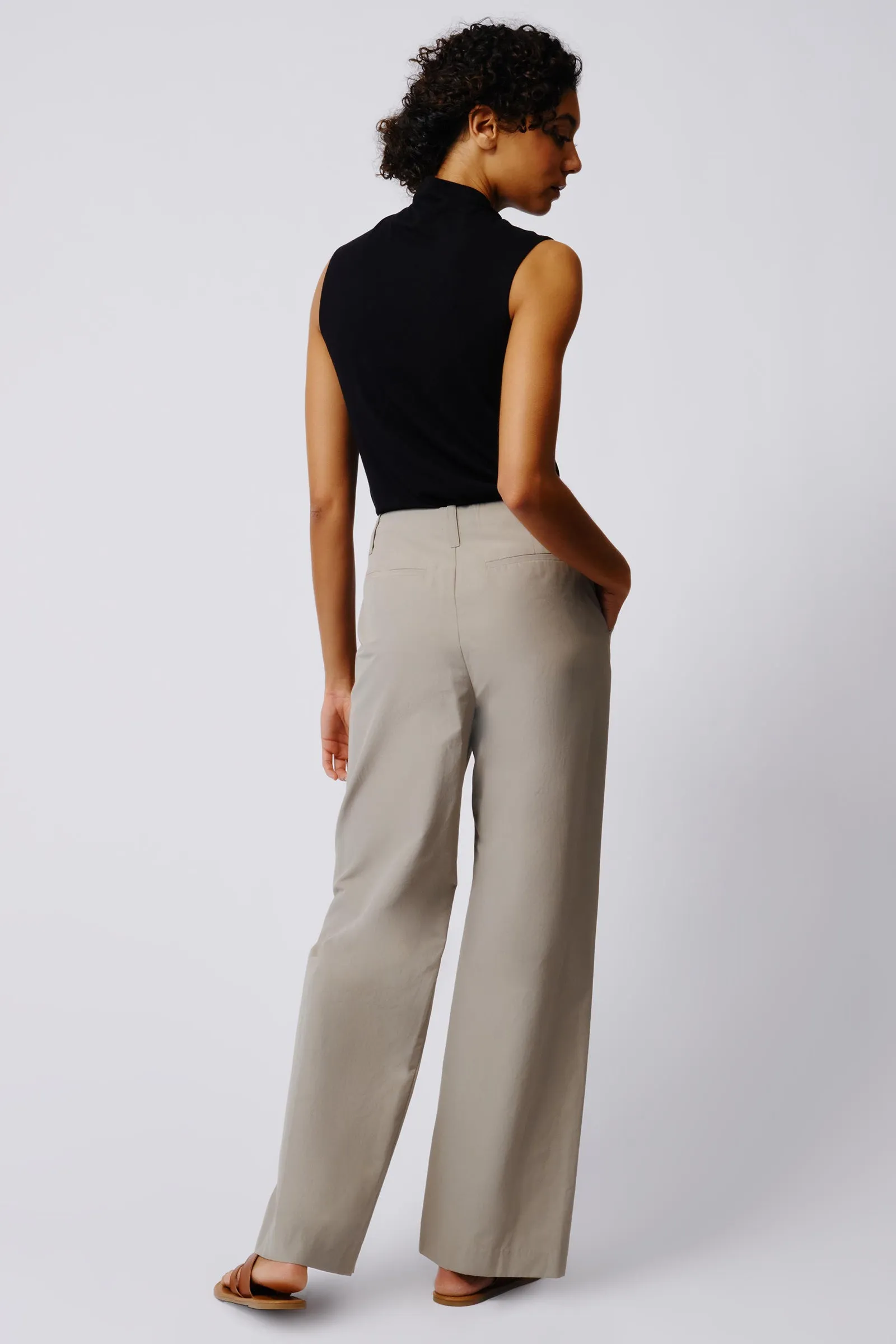 Stove Pipe Full Pant - Military Khaki