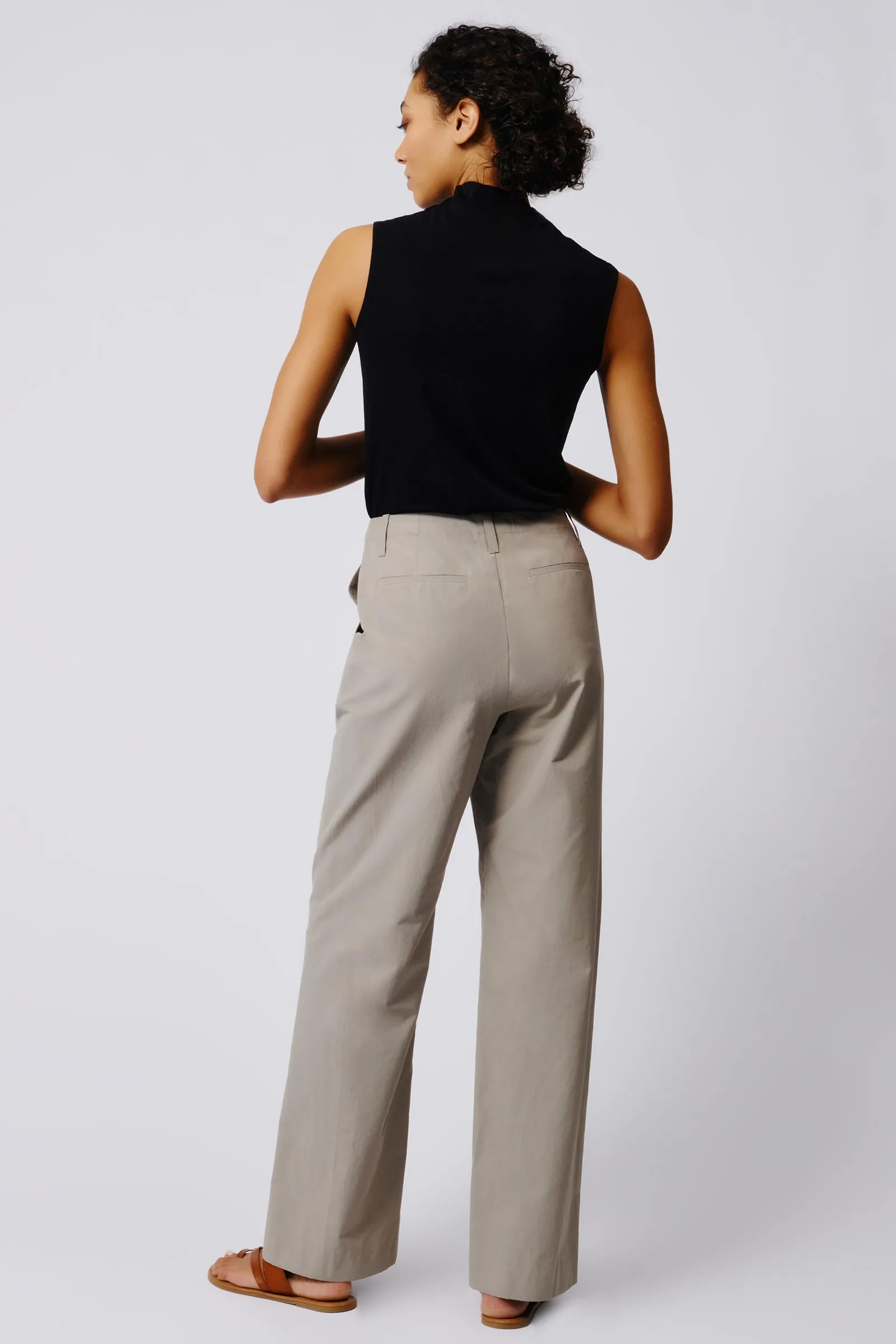 Stove Pipe Full Pant - Military Khaki