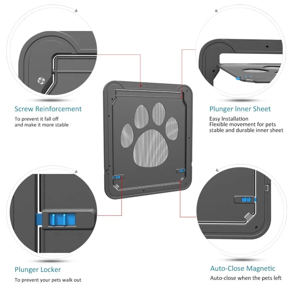 Stress-Free magnetic dog door