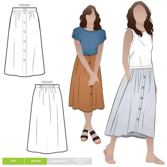 Style Arc Bonnie Woven Skirt