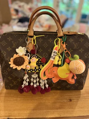 Sunflower elephat BAGCHARM accessoryn