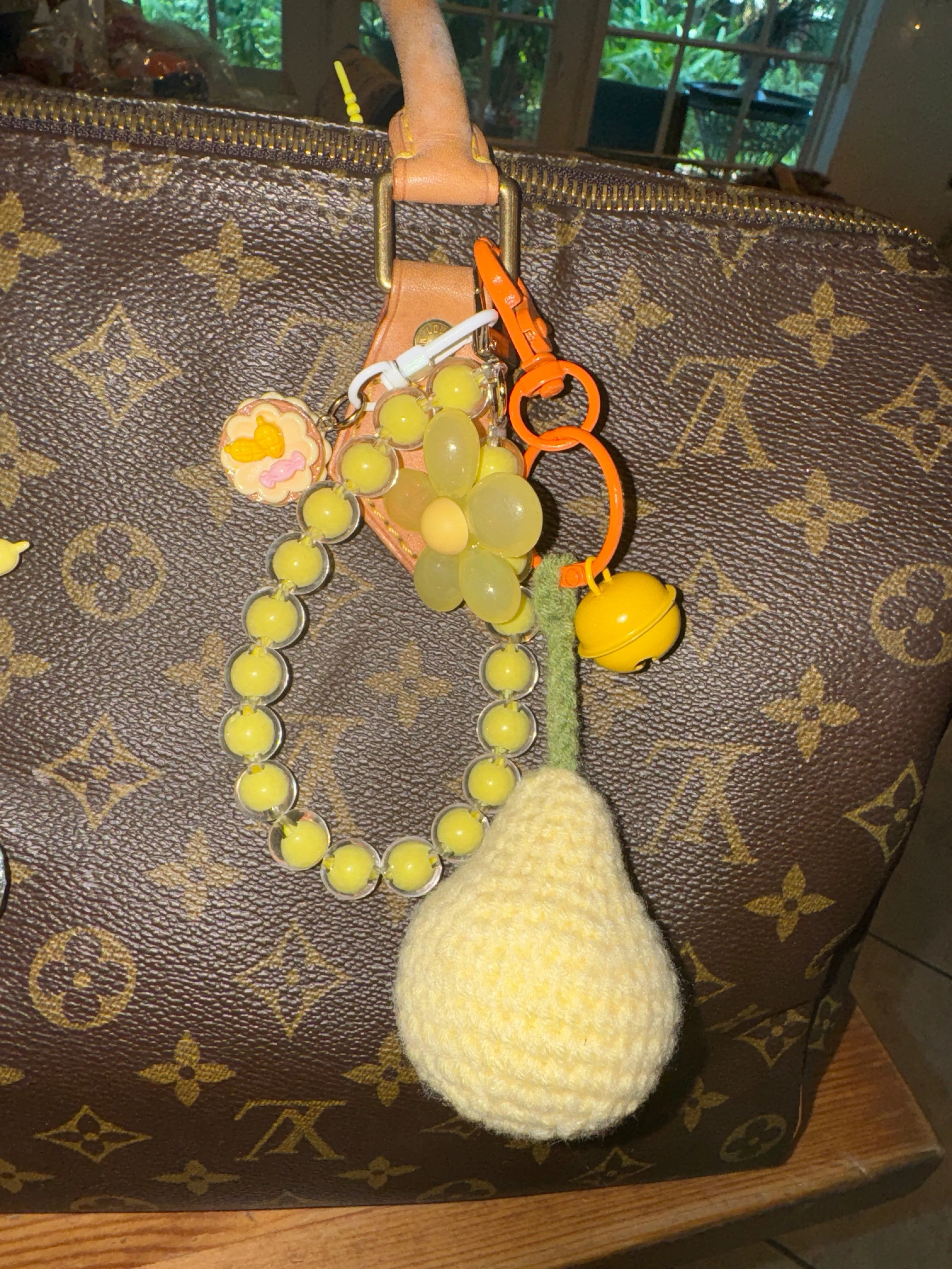 Sunflower elephat BAGCHARM accessoryn
