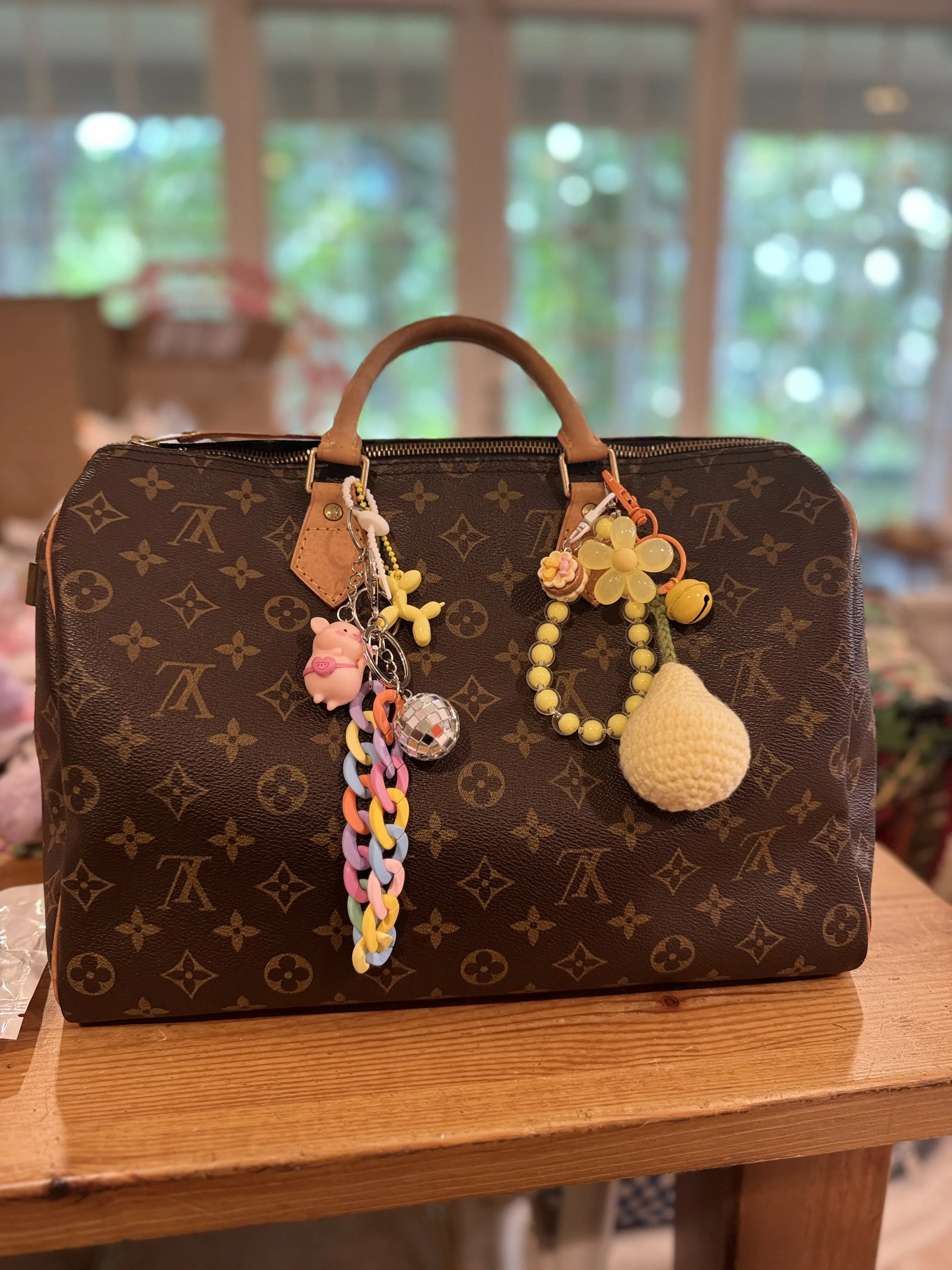 Sunflower elephat BAGCHARM accessoryn