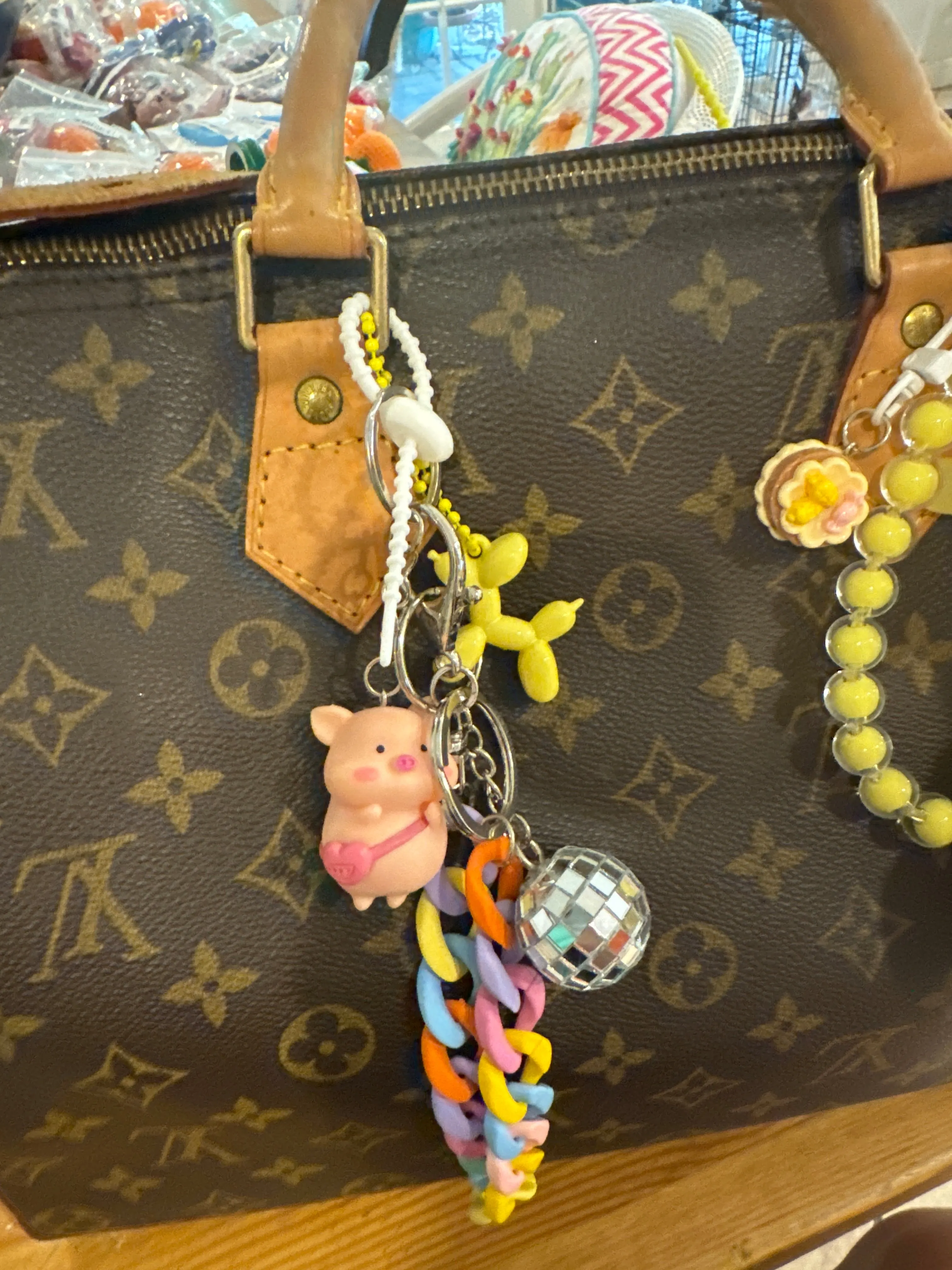 Sunflower elephat BAGCHARM accessoryn