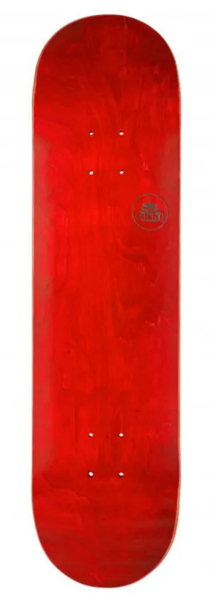 Sushi s Pagoda Stamp Red Skateboard Deck - 7.875"