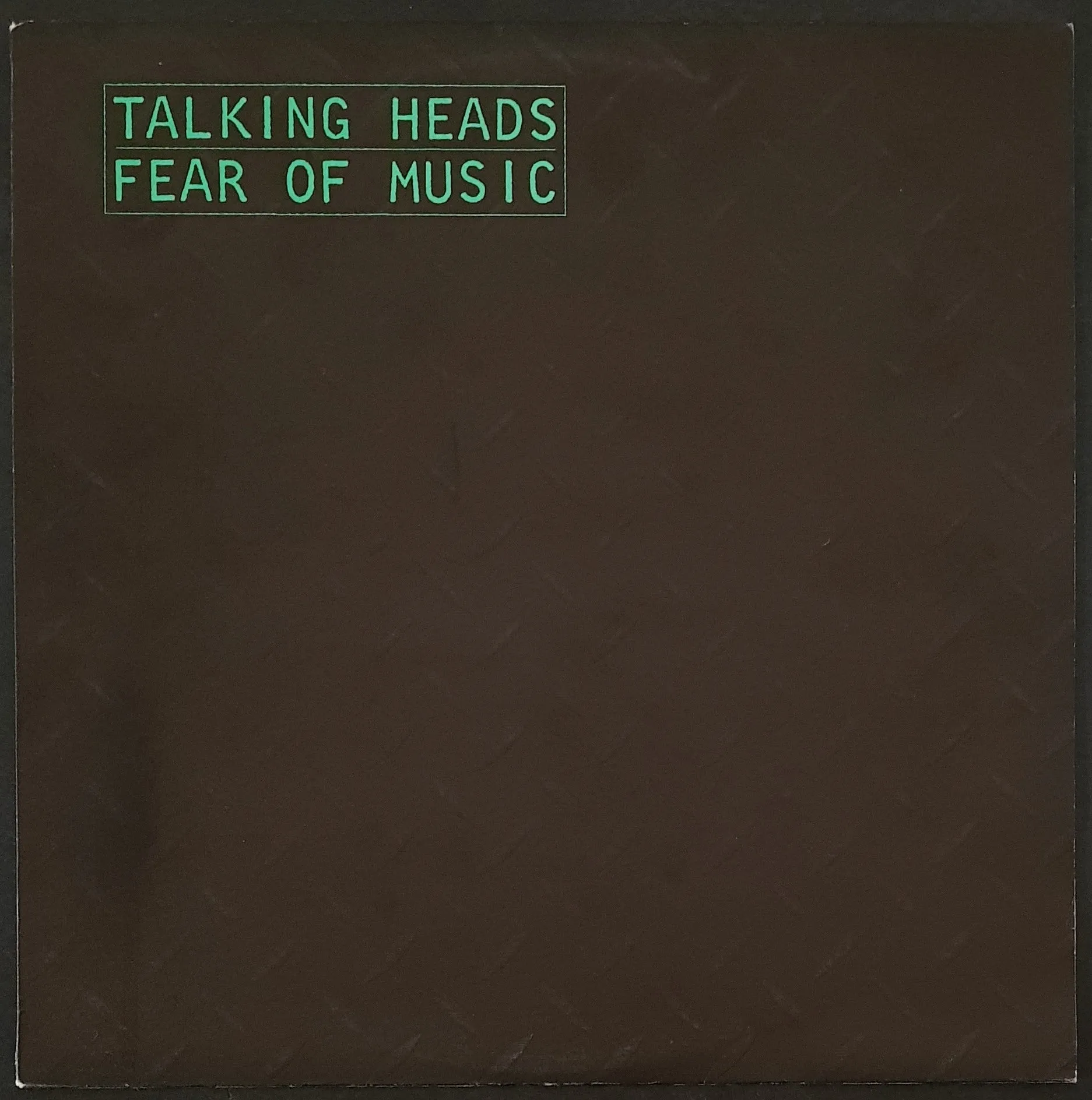 Talking Heads - Fear Of Music