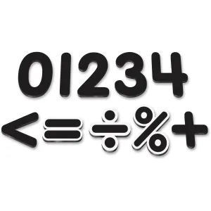 Teacher Created Resources Black 2-1/2" Magnetic Numbers