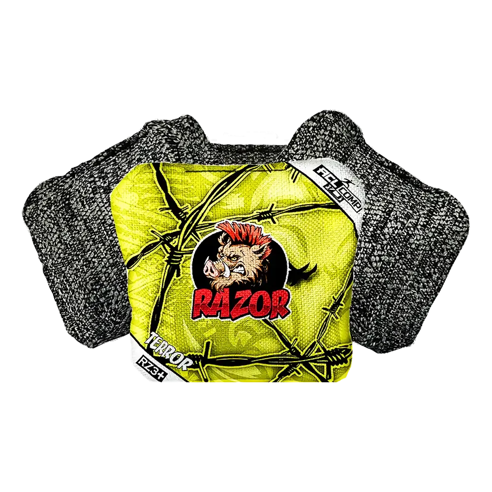 Terror | Tribal Yellow | ACL COMP Razor Cornhole Bags
