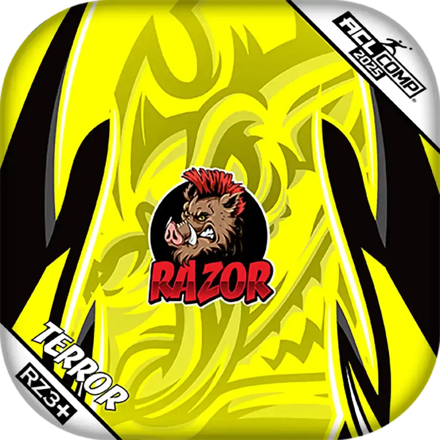Terror | Tribal Yellow | ACL COMP Razor Cornhole Bags