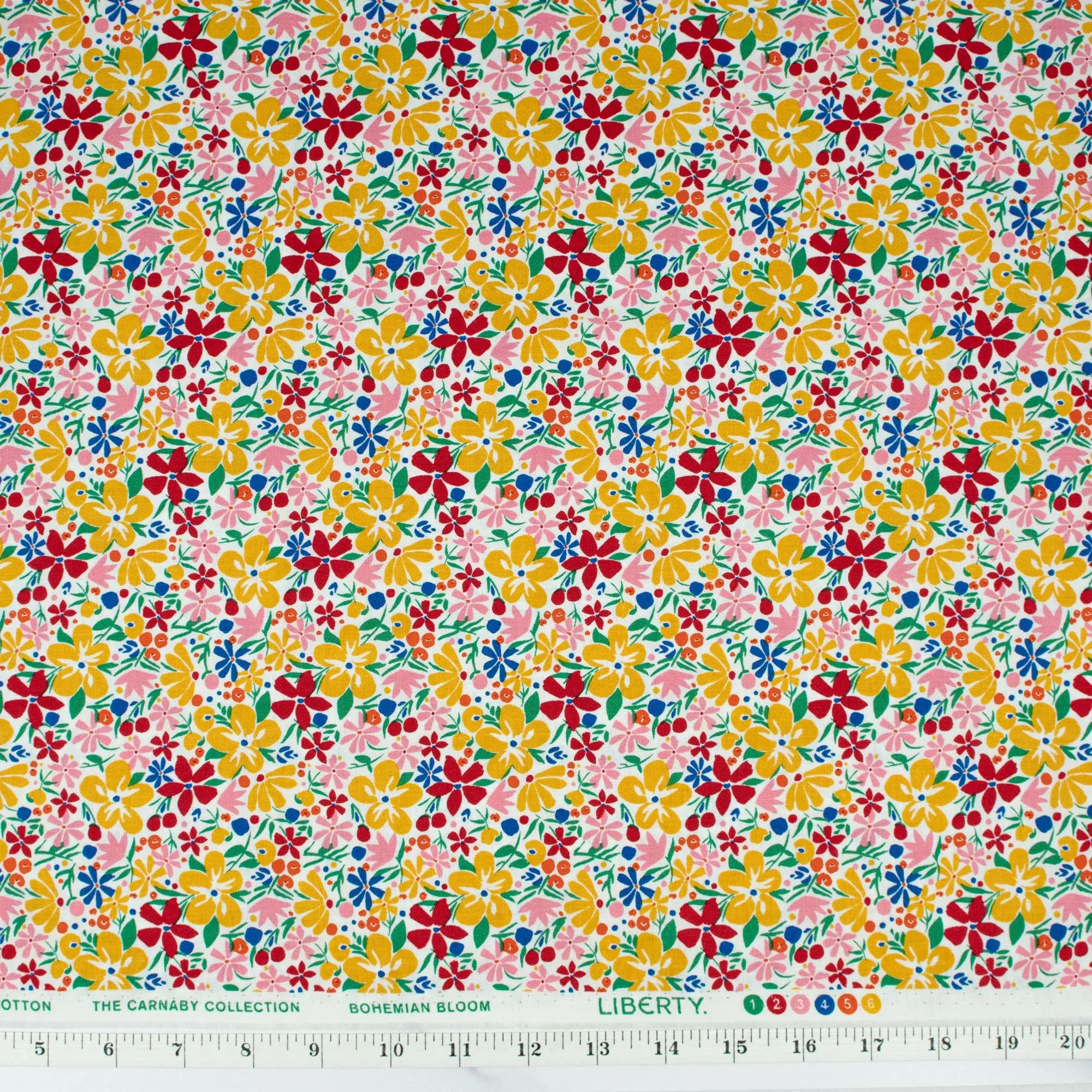 The Carnaby Collection by Liberty Fabrics - Bohemian Brights Bohemian Bloom C