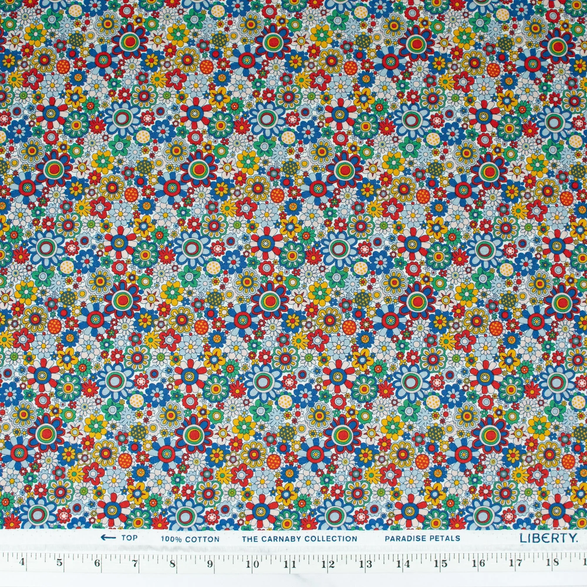 The Carnaby Collection by Liberty Fabrics - Bohemian Brights Paradise Petals C