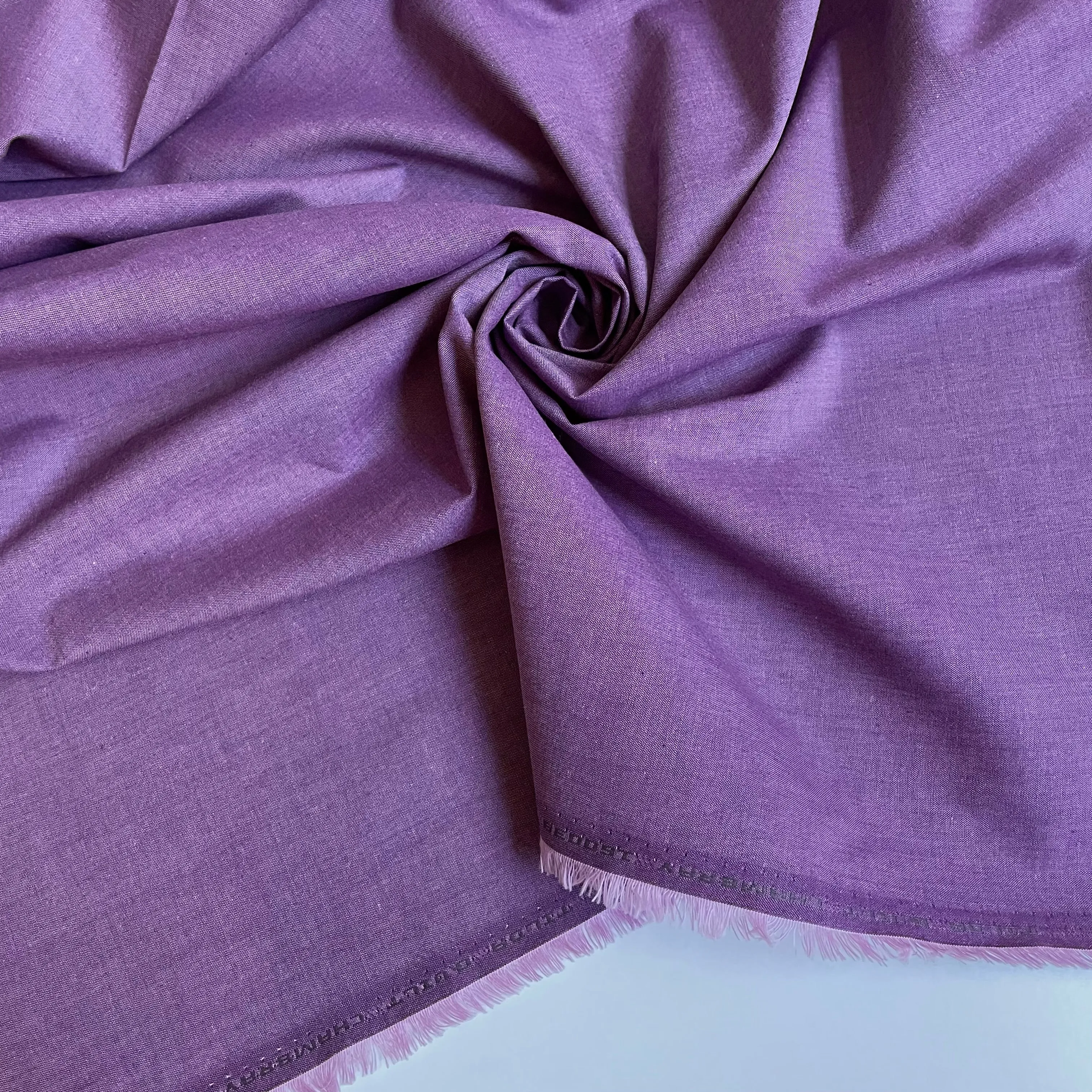 Tilda Fabrics : Chambray Eggplant