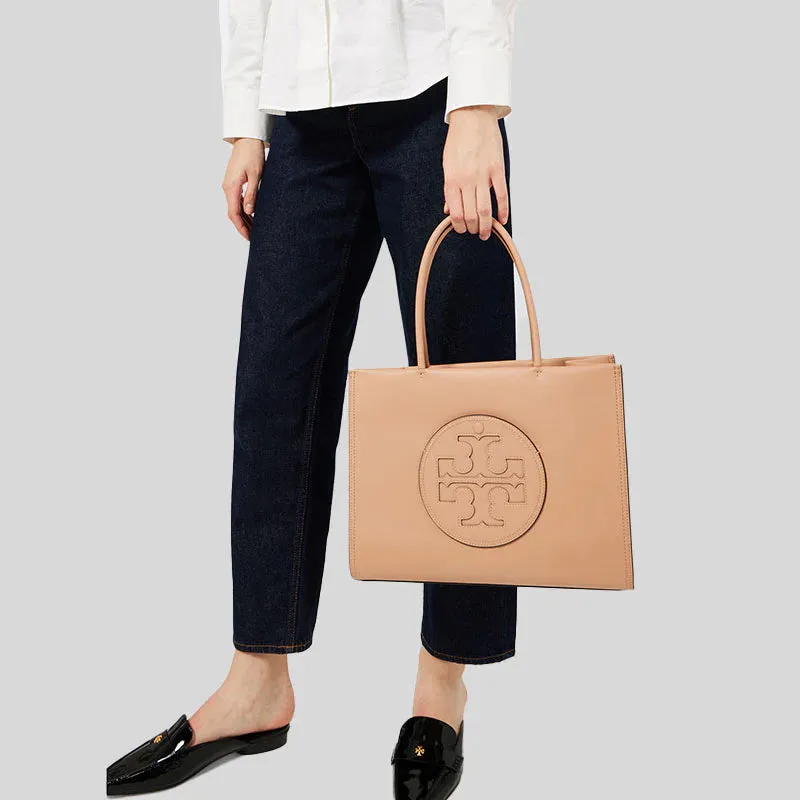 TORY BURCH Small Ella Bio Tote Bag Light Sand RS-145612