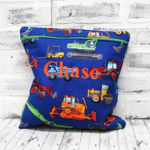 Tractors and Bulldozers Personalized Reusable Bag
