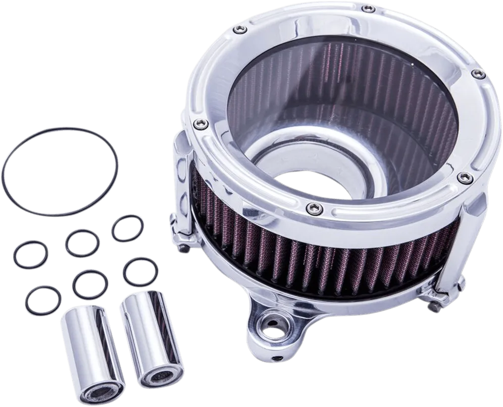 Trask Performance TM-1020GBK Assault Charge High-Flow Air Cleaner - Gloss Black Powdercoat