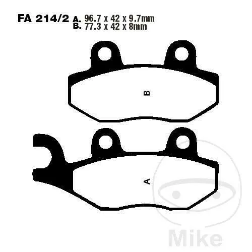 Triumph T100 Brake Pads - EBC Brakes