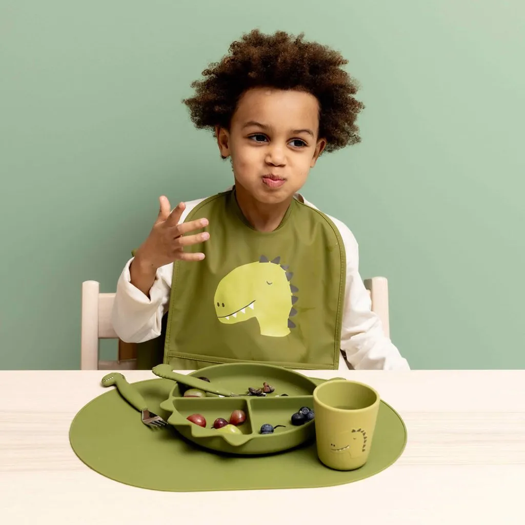 TRIXIE Waterproof bib 2-pack - Mr. Dino