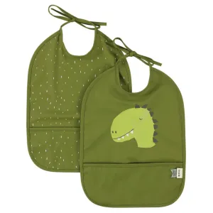 TRIXIE Waterproof bib 2-pack - Mr. Dino