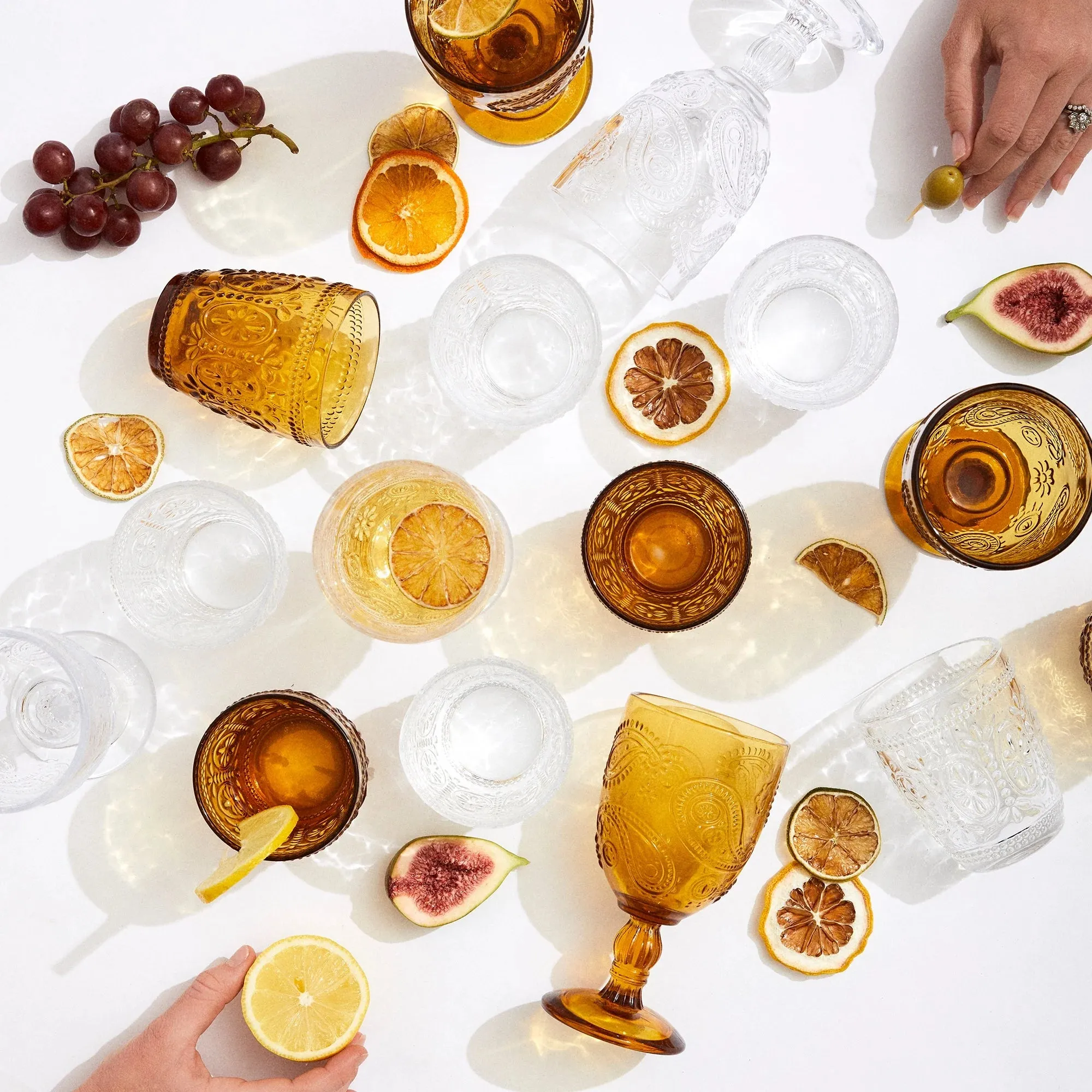 Tumbler Glass | Amber