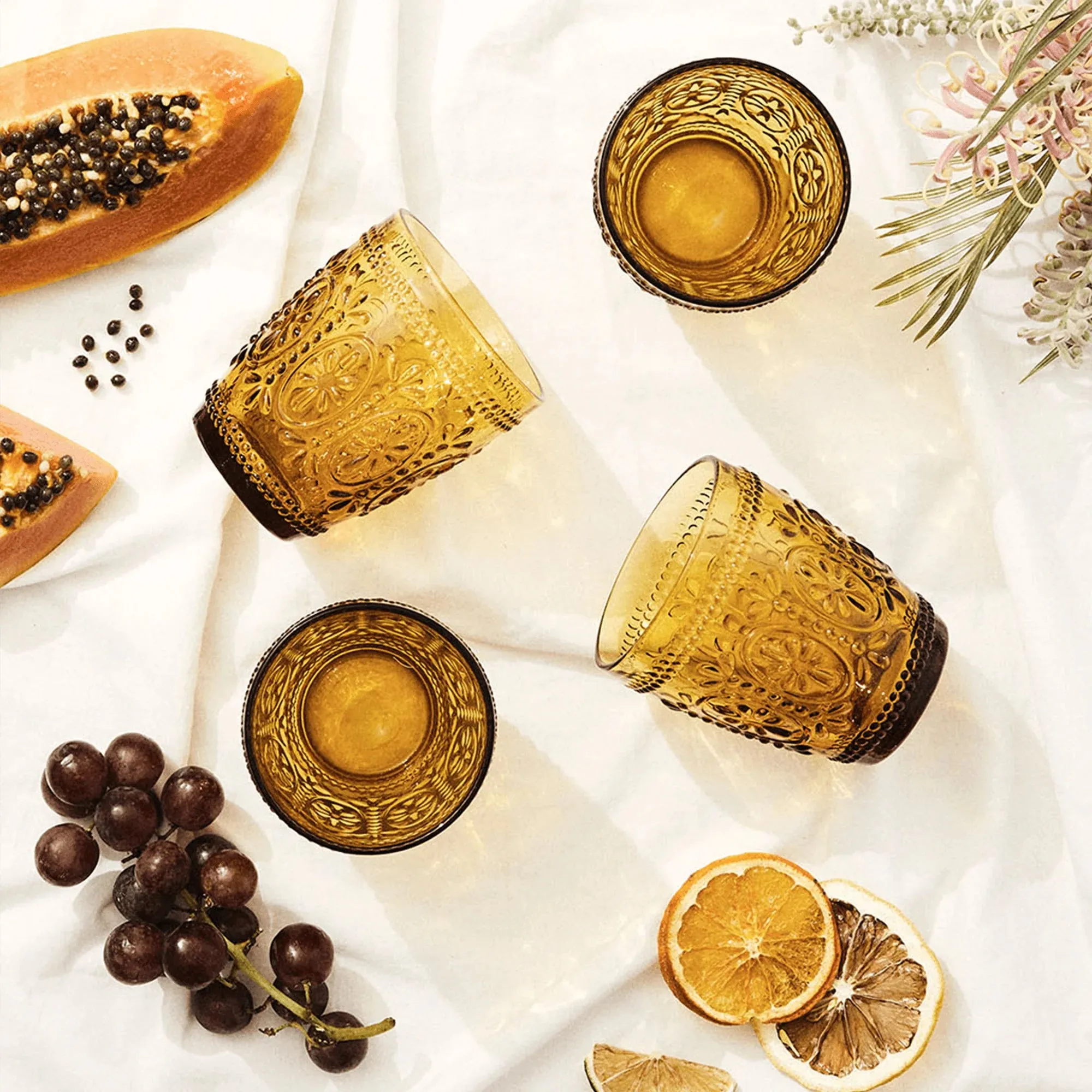 Tumbler Glass | Amber