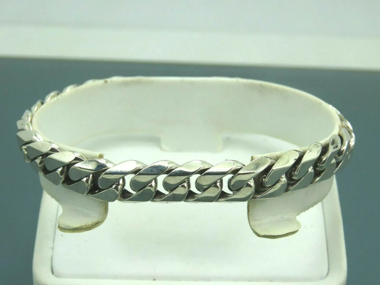 Turkish Handmade Jewelry 925 Sterling Silver Pallet Design Unisex Chain