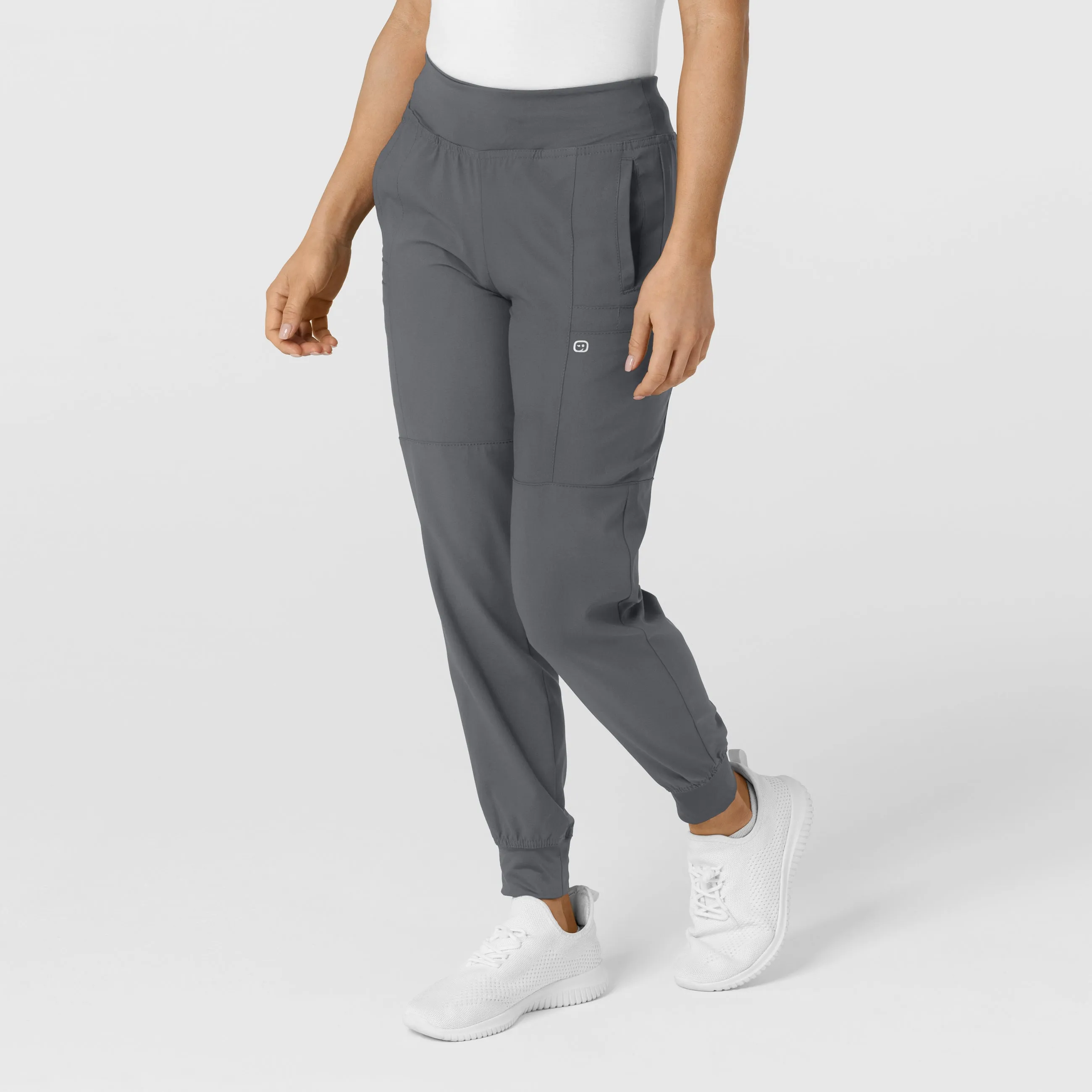 UMSL W123 Women's Comfort Waist Cargo Jogger Scrub Pant (Petite)