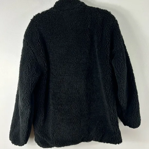 Unisex Chubbies Reversible 80s Style Pullover 1/2 Zip Jacket Medium EUC Sherpa
