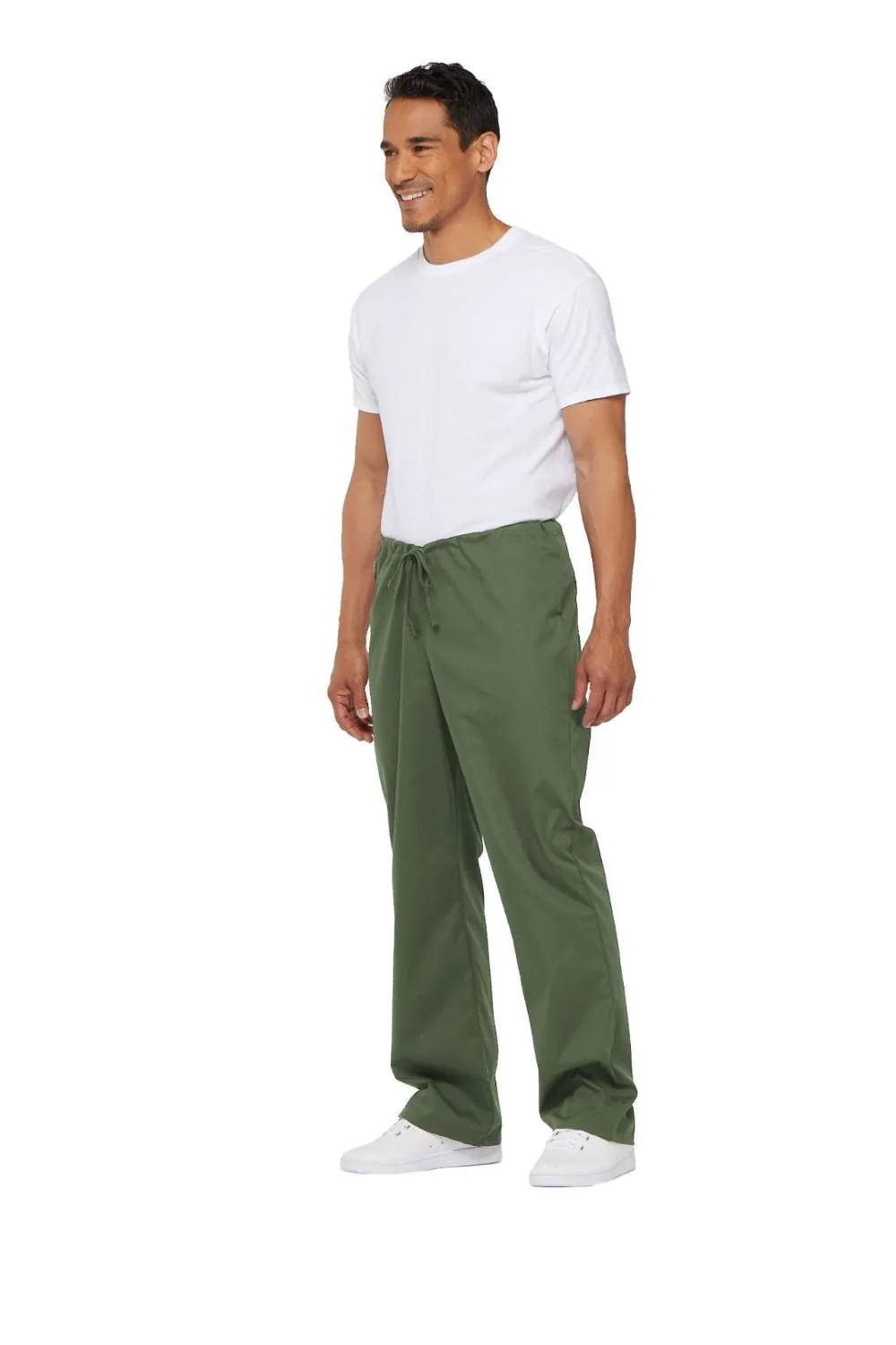 Unisex Natural Rise Drawstring Pant