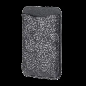 Universal Coach Signature C Magnetic Cardholder - Charcoal