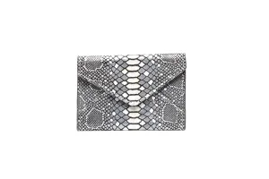 Vesper Embossed Mini Card Case/Blue