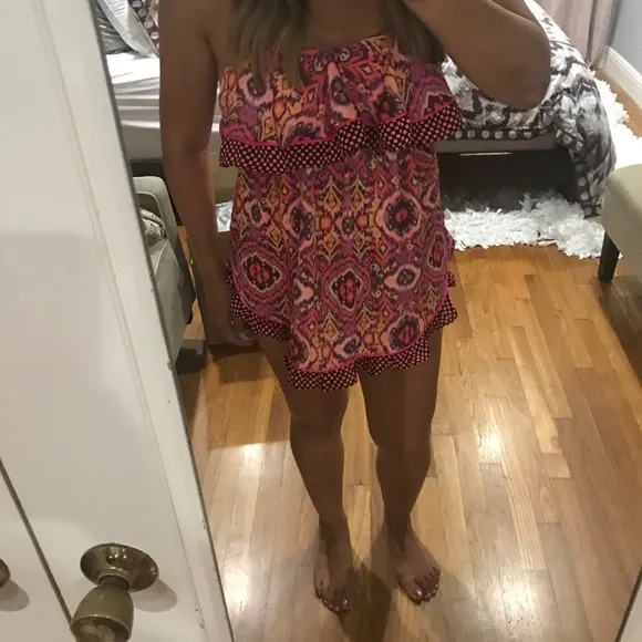Victoria secret pink babydoll tribal ethnic S
