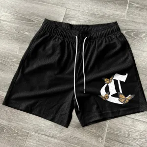 Vintage Street Style Butterfly Shorts