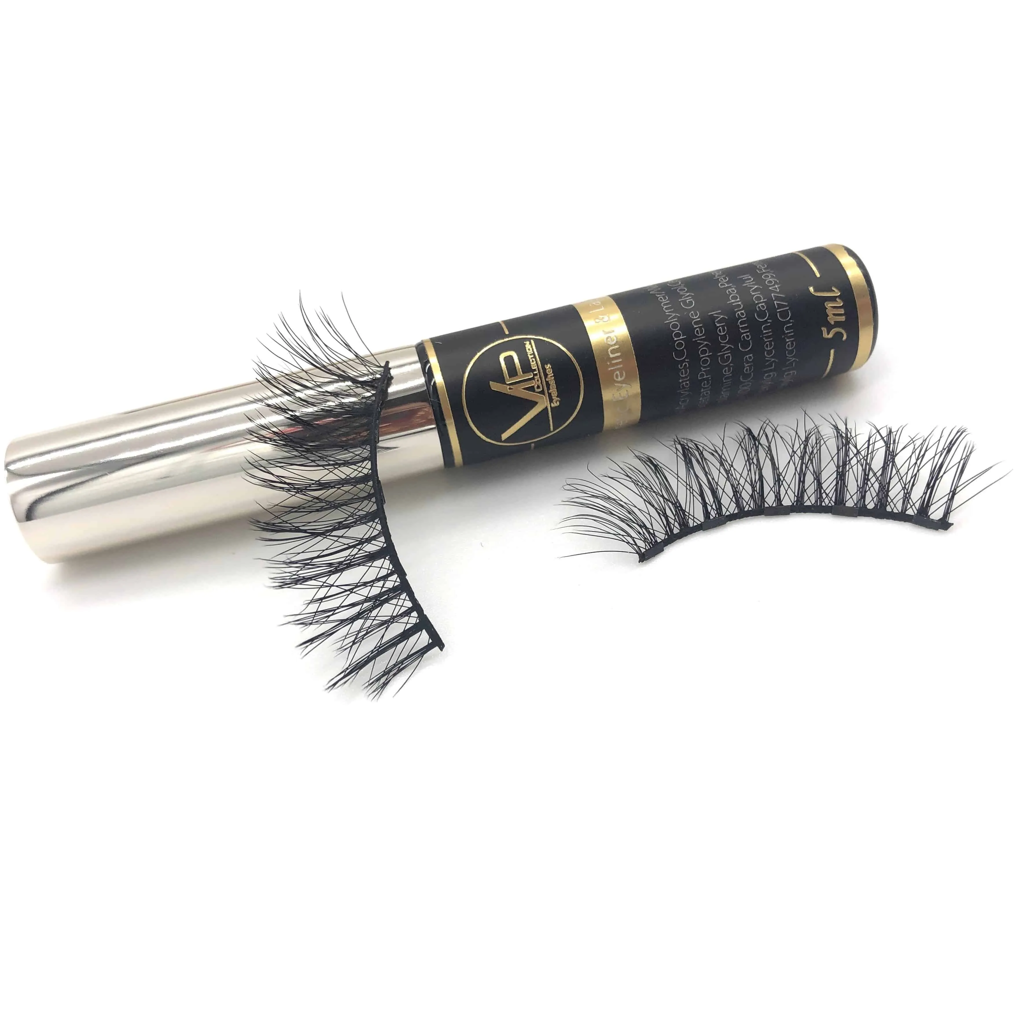 VIP Magnetic Lashes with Magnetic Eyeliner  - 2 pairs