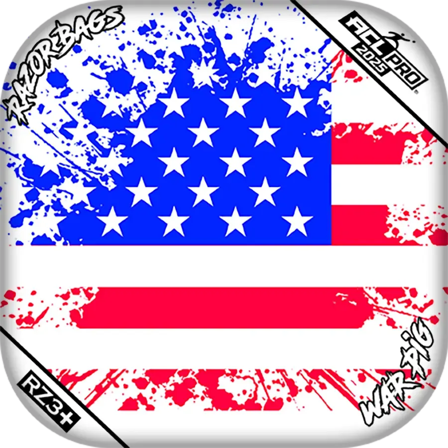 War Pig | Merica Flag | ACL PRO Razor Cornhole Bags