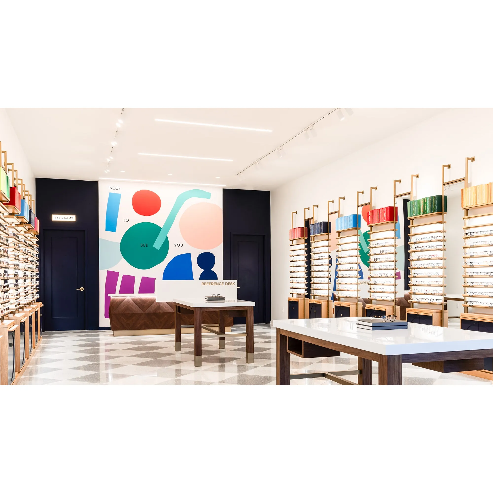 Warby Parker Mural