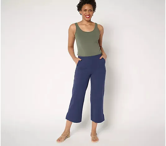 Women with Control Regular 86/14 Wide Leg Crop Pants