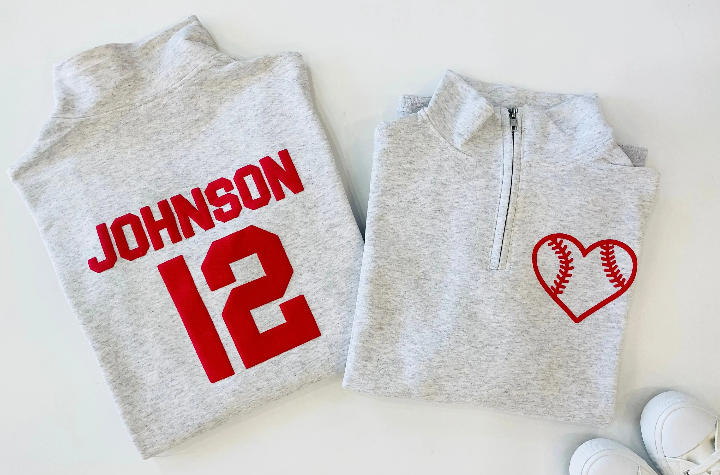 Womens Embossed Custom Baseball Mom Zip Up