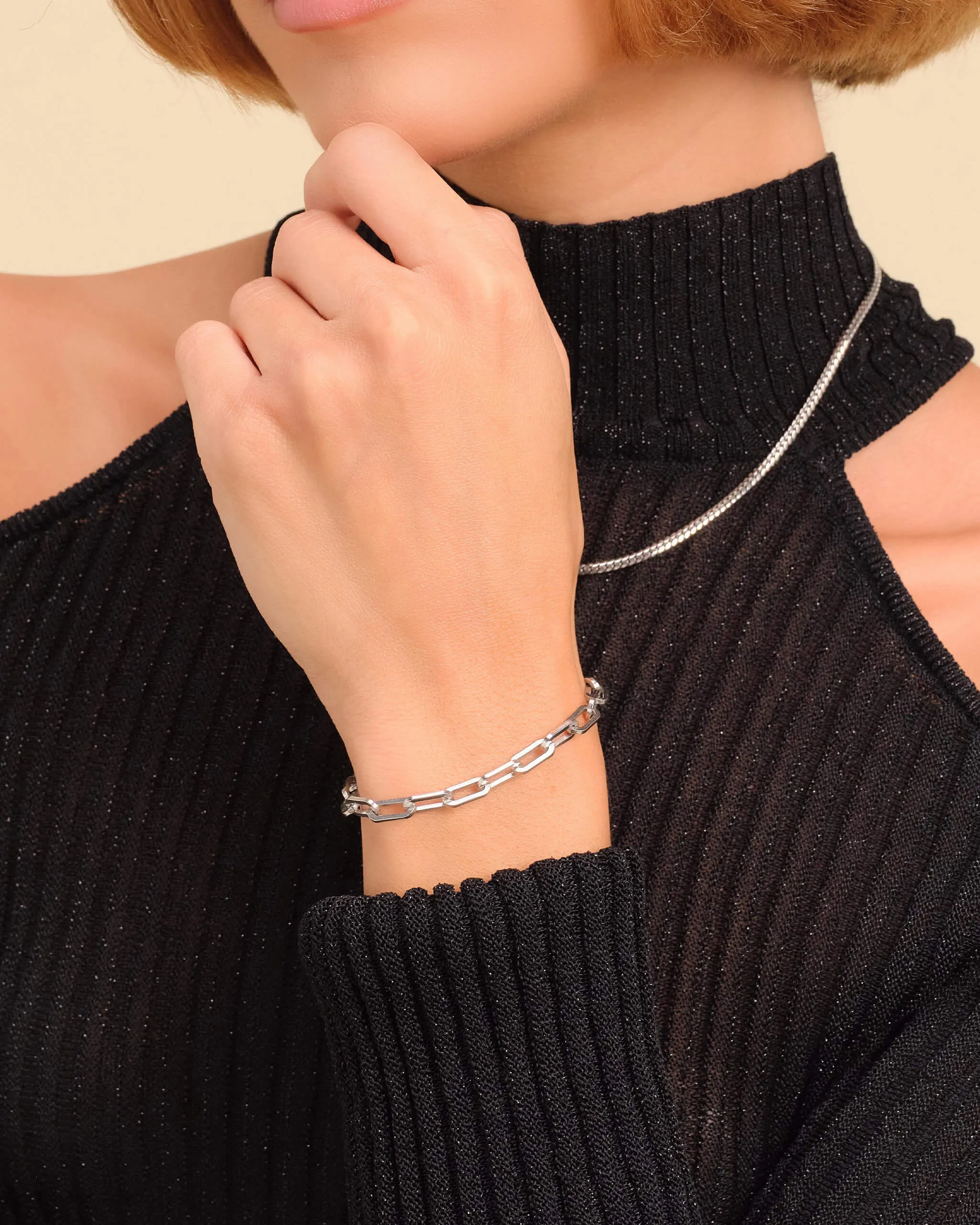 Women's Paperclip Chain Bracelet - 5mm