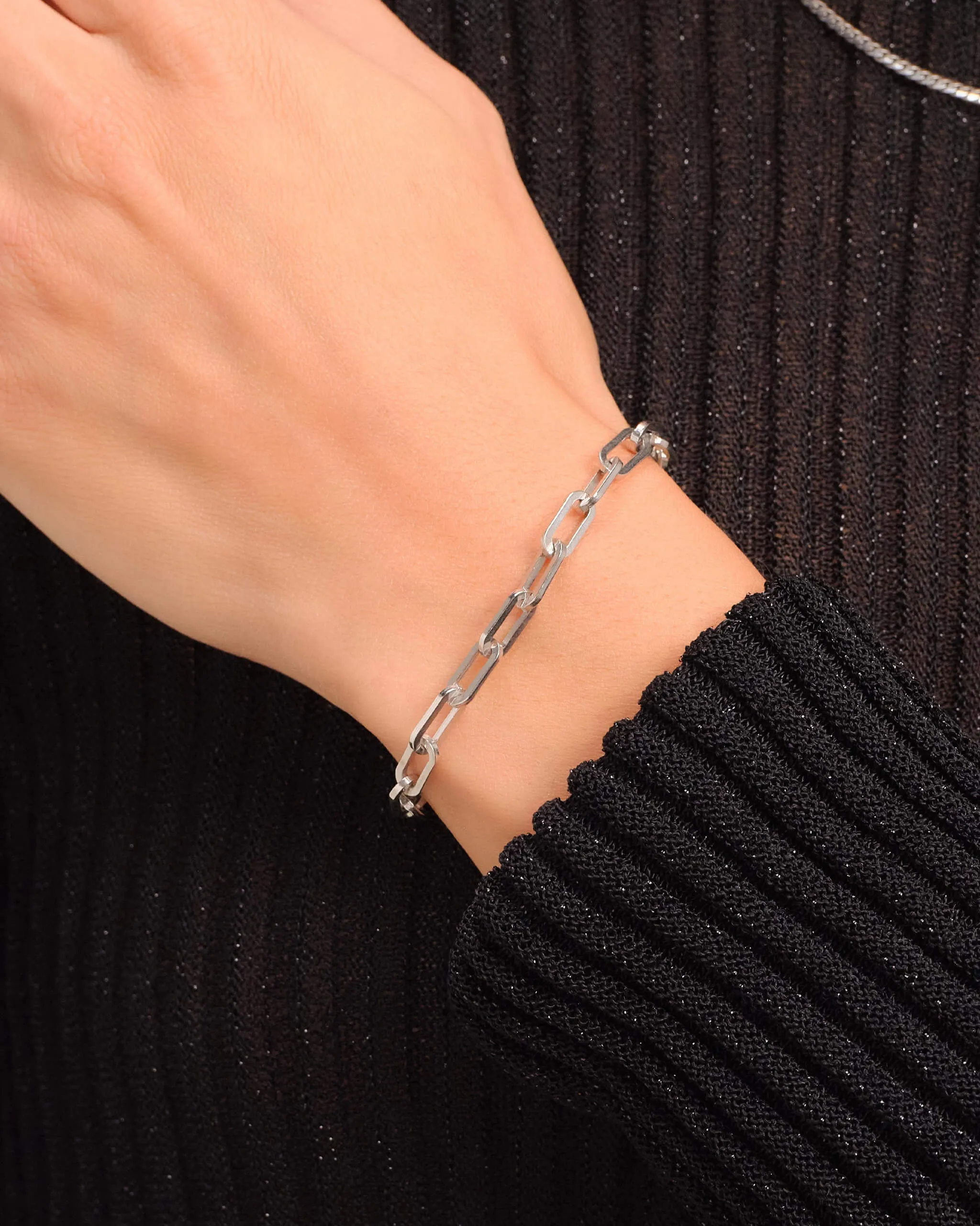 Women's Paperclip Chain Bracelet - 5mm