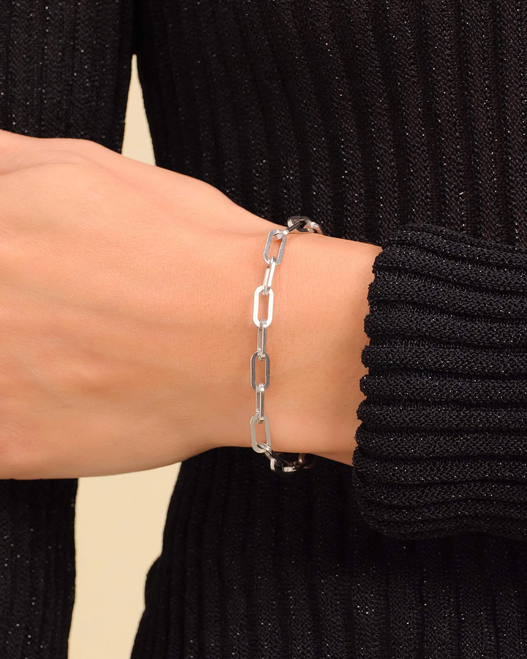 Women's Paperclip Chain Bracelet - 5mm