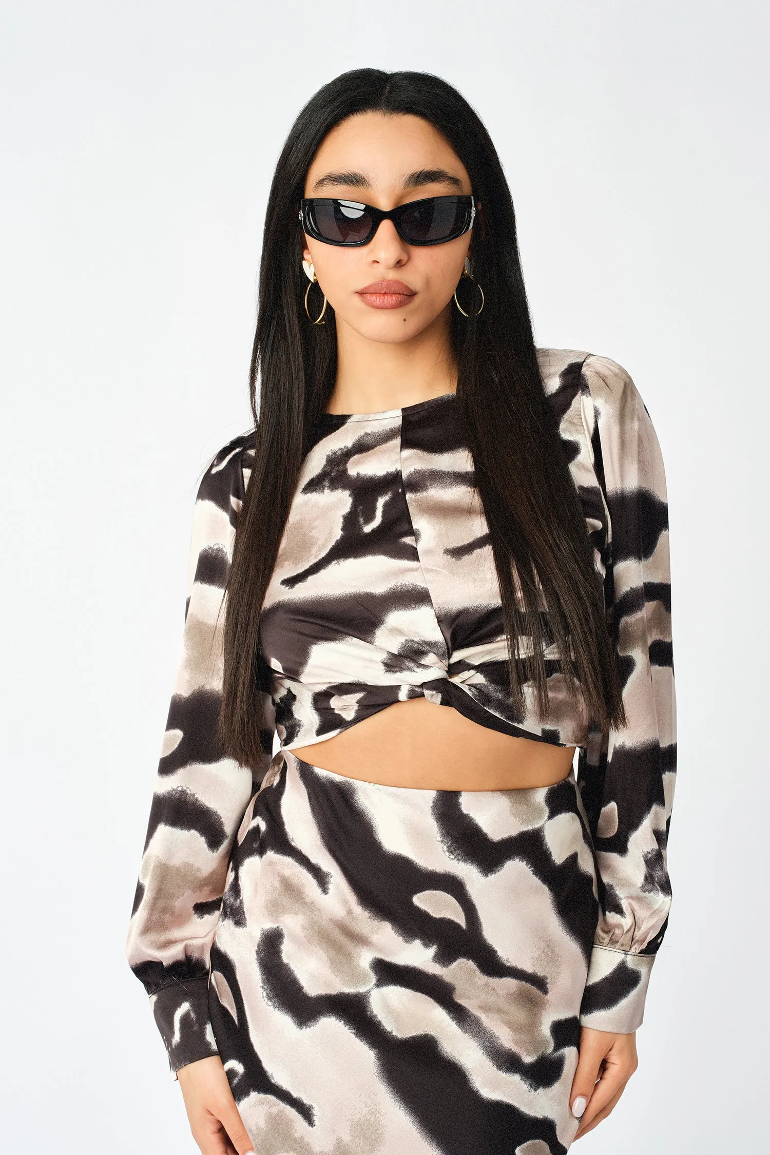 Wrap Around Narrow Sunglasses