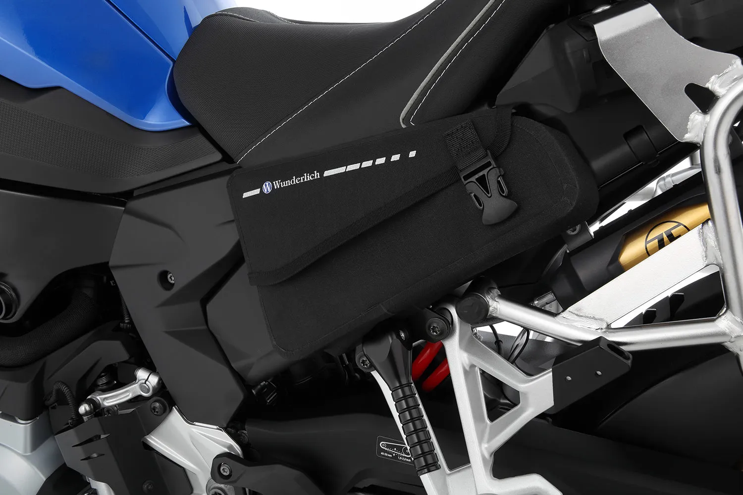 Wunderlich frame cover with side bags »DRYBAG« - black